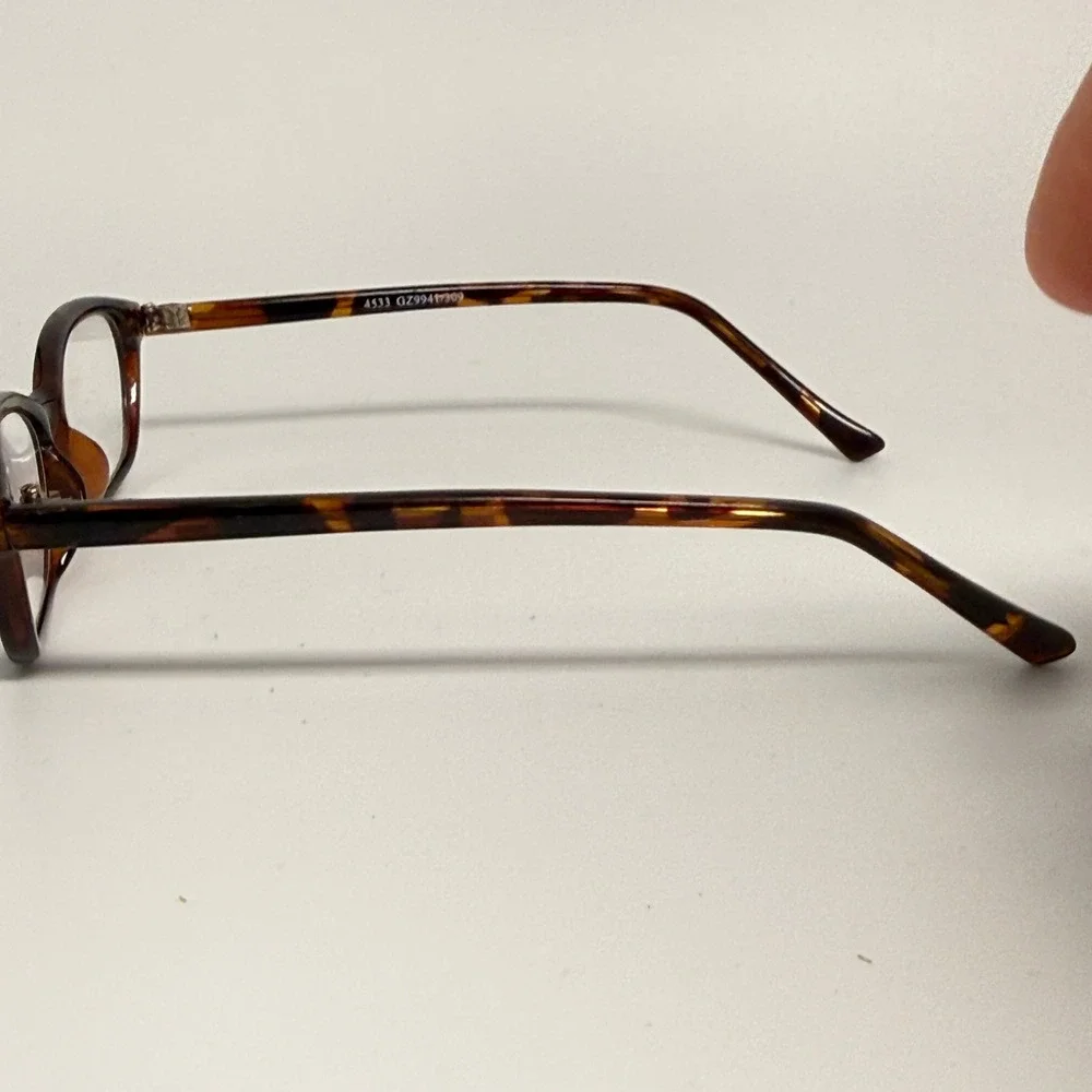 Tortoise Shell Cat Eye Eyeglass Frames Brown Rhinestone Accents‎ 4533 GZ9941/309
